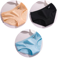 Set de 3 Panties de Algodón - Ropa Interior de Talle Medio Tallas Plus