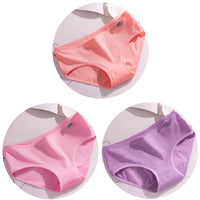 Set de 3 Panties de Algodón - Ropa Interior de Talle Medio Tallas Plus
