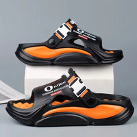 Sandalias de Masaje Hombre Verano - Slides Antideslizantes