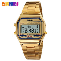 SKMEI 1123 Men's Slim Digital Watch – Perfect Gift for Him | Stainless Steel, Waterproof