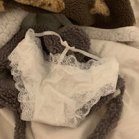 Wildness Lace Strapped Woman Panties Sexy Mature Ladies Underwear