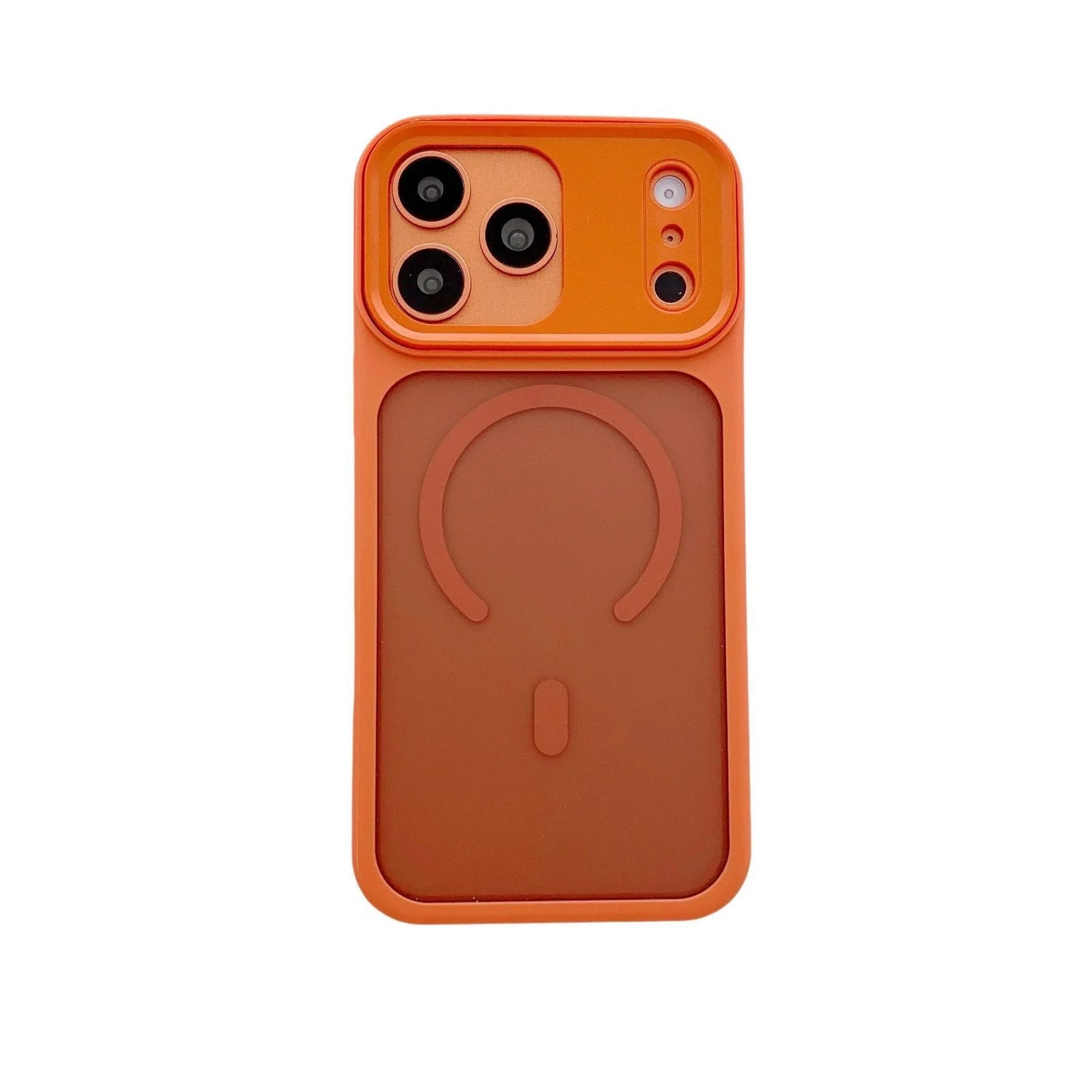 For 17 Pro Max Plain Matte Magnetic Protective Phone Case with AI Button