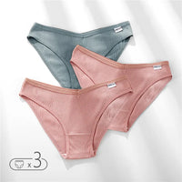 Panties de Algodón FINETOO - Ropa Interior Femenina Sexy Talla M-4XL