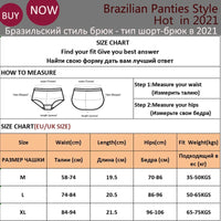 Set de 4 Panties de Algodón Talle V para Mujer