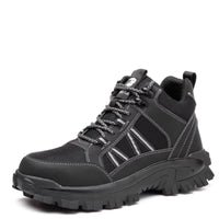 Four Season Fashion High Top Safety Boots Anti Smashing and Anti Piercing Work Shoes Lightweight Breathable Safety Boots
