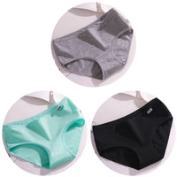 Set de 3 Panties de Algodón - Ropa Interior de Talle Medio Tallas Plus