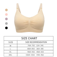 Plus Size Nursing Bra | Seamless Wire-Free Maternity Bralette with Removable Pads (M–XXL)