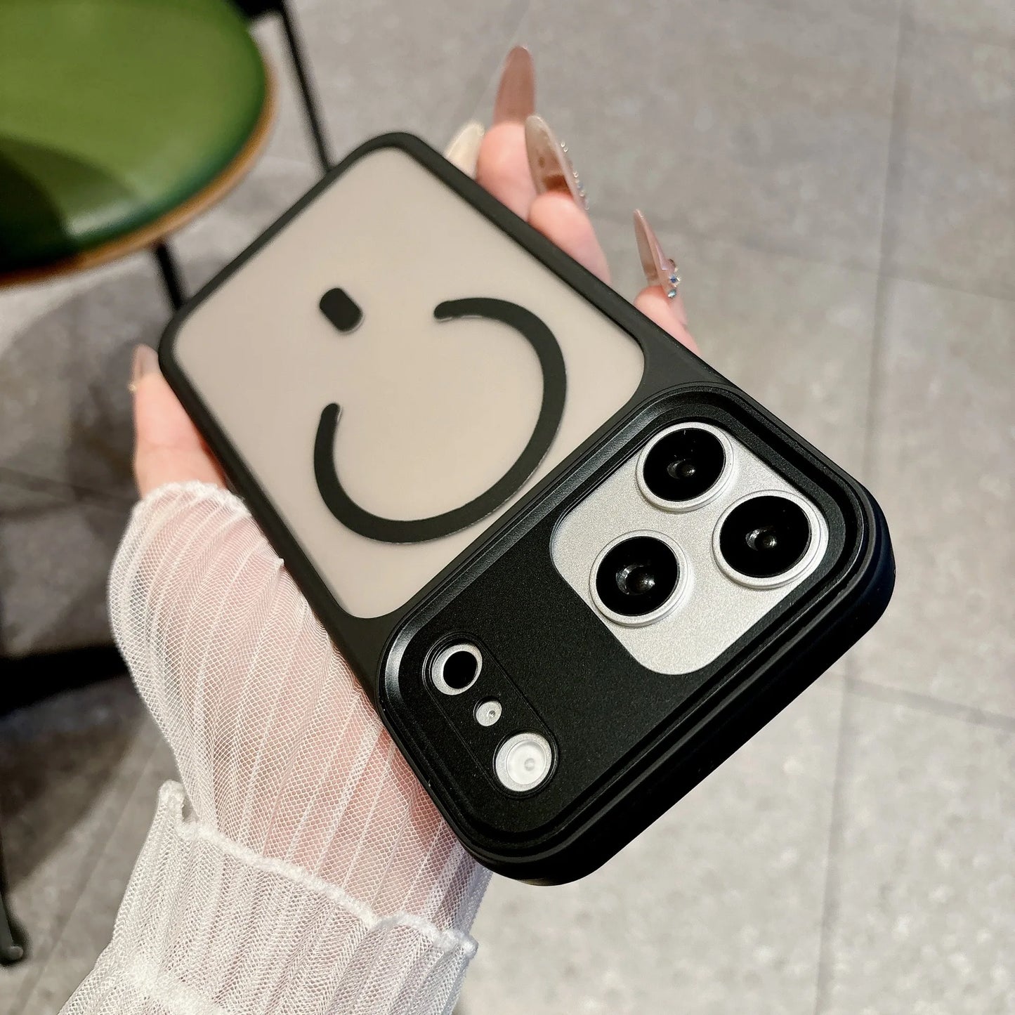 For 17 Pro Max Plain Matte Magnetic Protective Phone Case with AI Button