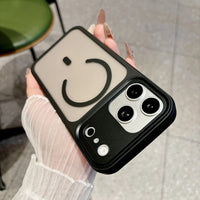 For 17 Pro Max Plain Matte Magnetic Protective Phone Case with AI Button