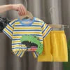 Girls Cotton Pajama Set - Cartoon Print Summer Sleepwear