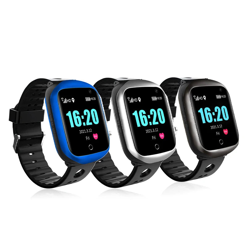 4G GPS Senior Smart Watch – Fall Detection, SOS, Heart Rate & Real-Time Tracking for Elderly