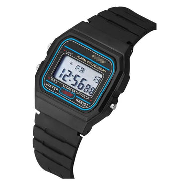 BN-F91 Harajuku Style Digital Watch – Acrylic Band, Luminous, Unisex Fashion Watch