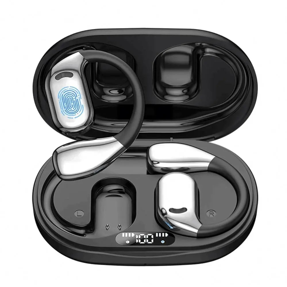 Wireless Headphone Bone Conduction Ear-clip Sports Headphone BT5.4 IPX4 Waterproof of Battery Al Translator Earbuds for Iphone