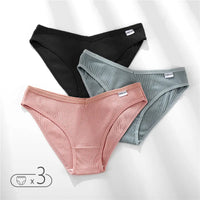 Panties de Algodón FINETOO - Ropa Interior Femenina Sexy Talla M-4XL