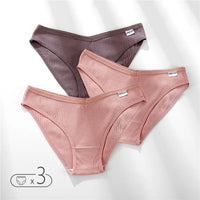 Panties de Algodón FINETOO - Ropa Interior Femenina Sexy Talla M-4XL