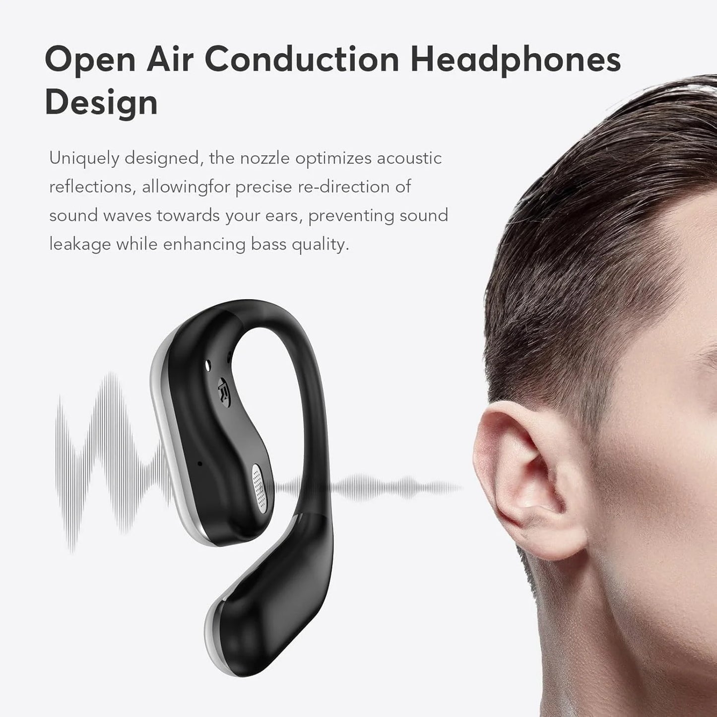 YYK-Q16 New Upgrades Real-Time Voice Translation Earbuds OWS Sports Wireless Earphones Support Audio and Video Call Translation