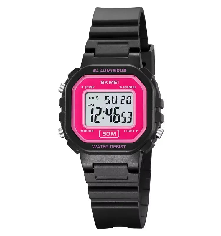 SKMEI 2326 Unisex Digital Sport Watch – 50M Waterproof, Alarm, EL Backlight, 12/24H