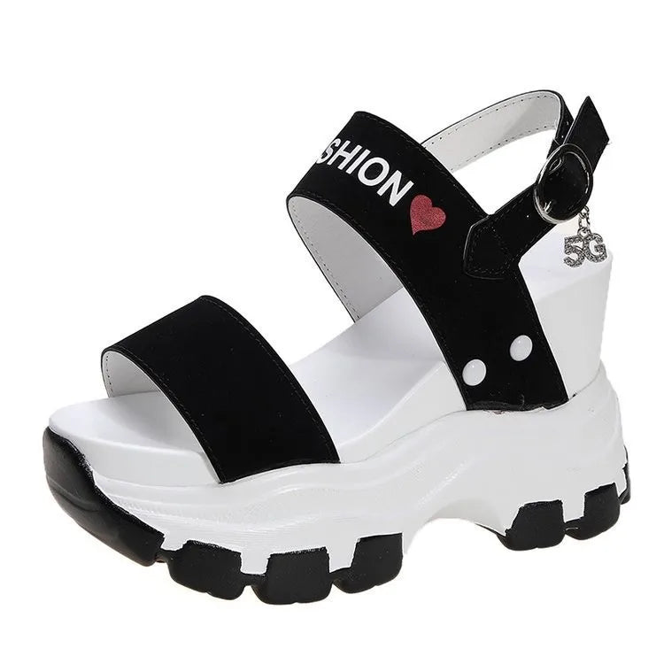 Women's Fairy Style Platform Wedge Sandals - Summer Thick Sole Heels