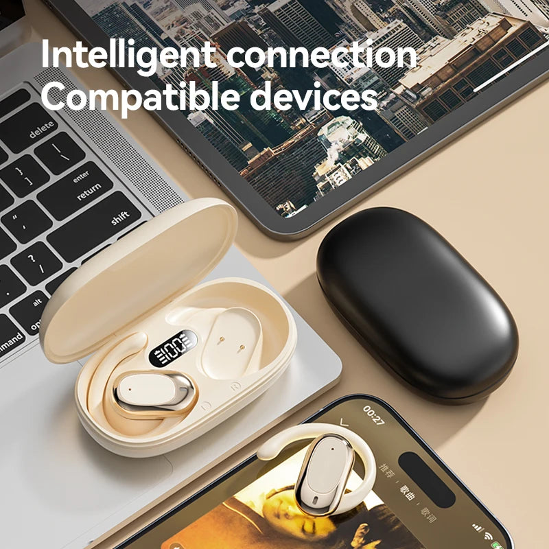 Smart Gaming Wireless Headset High Quality Digital Display Battery Waterproof Mobile Earphones Wireless Earbuds Online Shopping