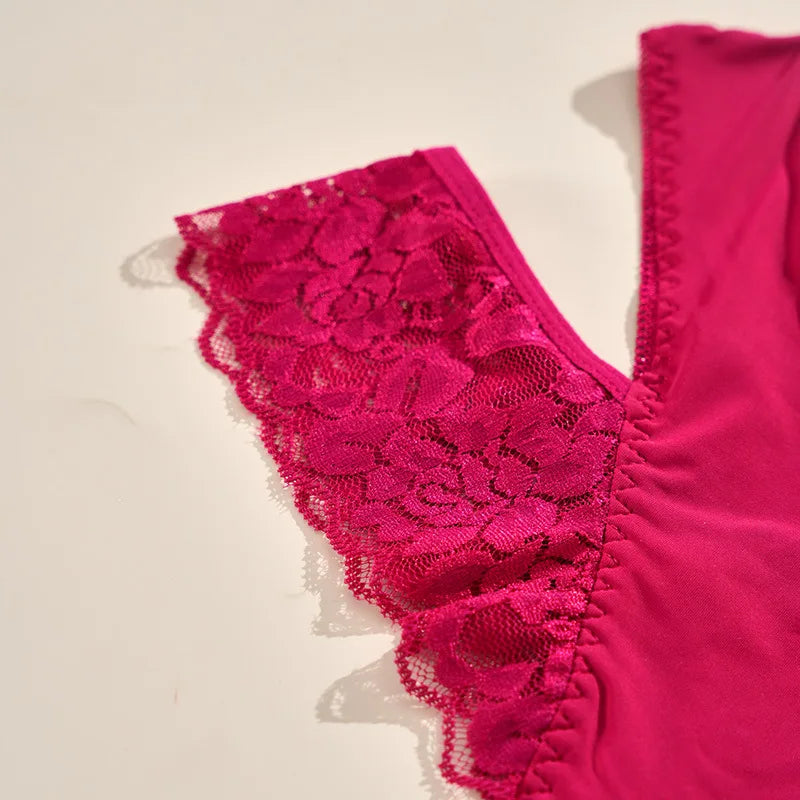 Sexy Cut-out Lace Panties Bulk Wholesale Custom Logo Women Breathable Hollow Out Briefs Factory Price Female Underwear 3 Colors