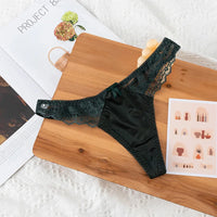 Hollow Lace G-String Thong | Low-Rise Seamless Panties for Women