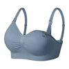 Plus Size Front-Open Seamless Nursing Bra – Wire-Free Padded Postpartum Maternity Bra