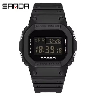 SANDA 2107 Boys Digital Sport Watch – Waterproof, Chronograph, Luminous, TPU Band
