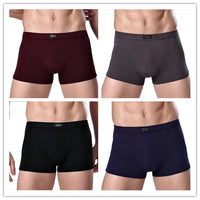 Men's Bamboo Boxer Shorts – 4-Pack Soft & Breathable Underwear (L–XXXL)
