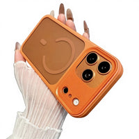 For 17 Pro Max Plain Matte Magnetic Protective Phone Case with AI Button