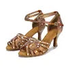Women's Ballroom Latin Dance Shoes - Satin High Heel Dancing Shoes