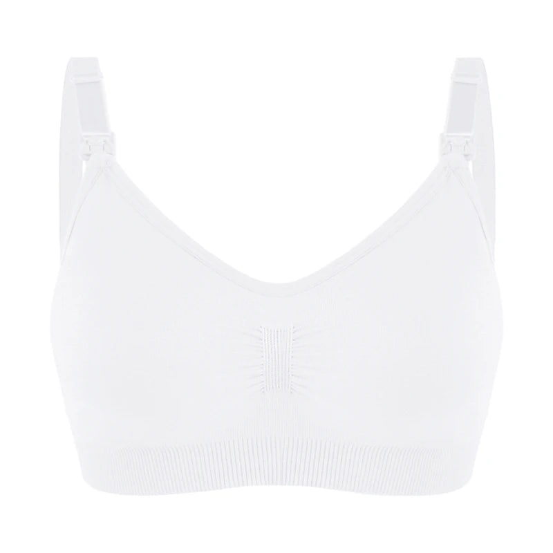 Plus Size Nursing Bra | Seamless Wire-Free Maternity Bralette with Removable Pads (M–XXL)