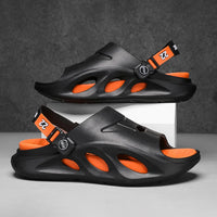 Ehanking Men's Classic Platform EVA Slides - Quick-Dry Beach Sandals