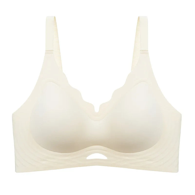 Full Coverage Jelly Bralette | Seamless Wire-Free Everyday Bra for Women | M–4XL