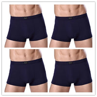 Men's Bamboo Boxer Shorts – 4-Pack Soft & Breathable Underwear (L–XXXL)