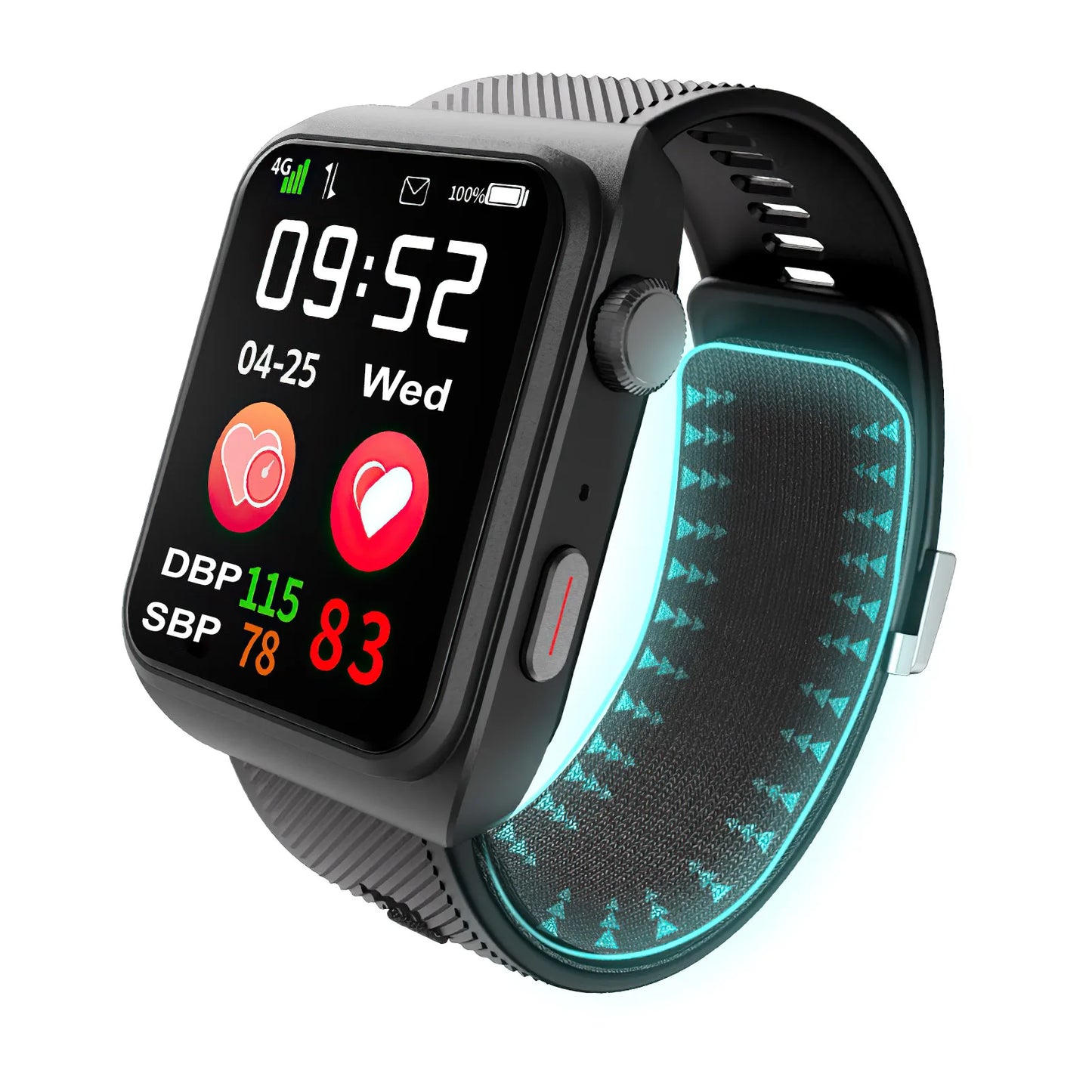 4G SIM Card Senior Smart Watch – GPS, Video Call, Heart Rate & Blood Pressure Monitor