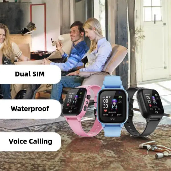 Smartwatch para Niños con GPS y Fitness Tracker - Resistente al Agua IP67