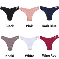 Set de 5 Panties de Algodón Hipoalergénico para Mujer