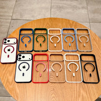Transparent Magnetic iPhone Case – MagSafe Compatible, Anti-Drop TPU | iPhone 13 to 17 Pro Max