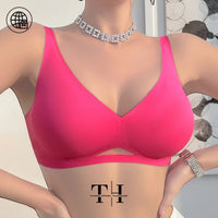 Jelly Gel Seamless Push-Up Bra | Wire-Free U-Back Bralette for Women
