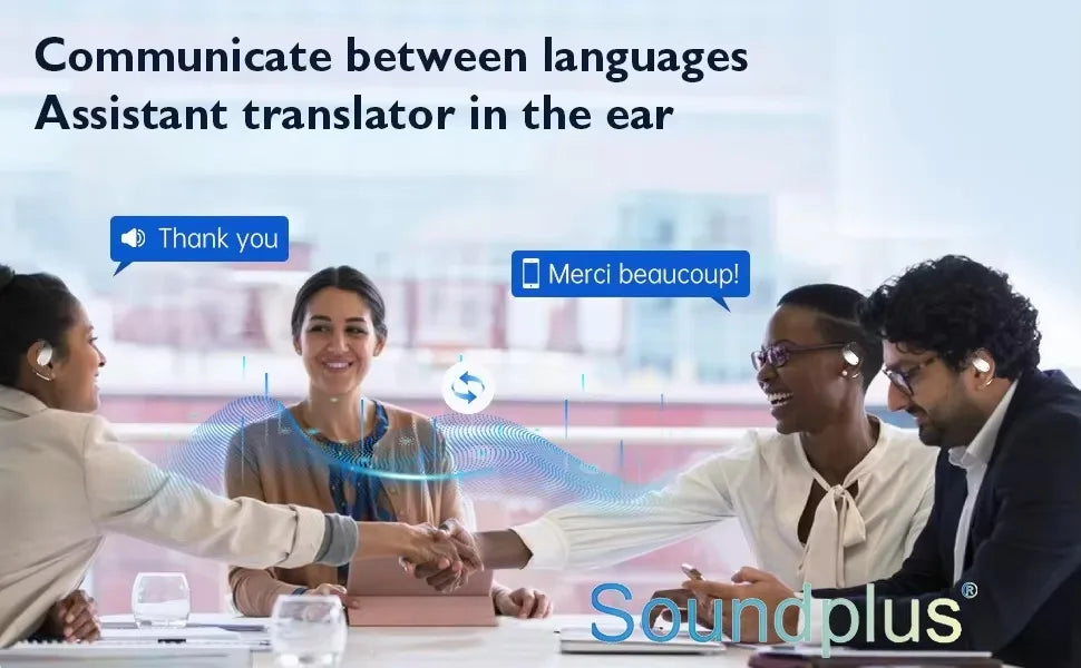 Q39 AI Language Translator Wireless Earbuds | 144 Languages | Bluetooth 5.4 ANC Sport