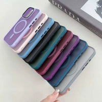 Magnetic Case for iPhone 15 16 Pro Max 17 Air Matte Clear Cover for iPhone 17 Pro Max Magnetic Phone Case