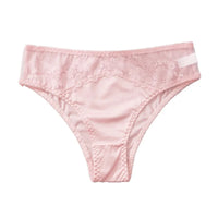 Luxury Satin Lace Hipster Briefs – Silky Breathable Low-Rise Everyday Panties