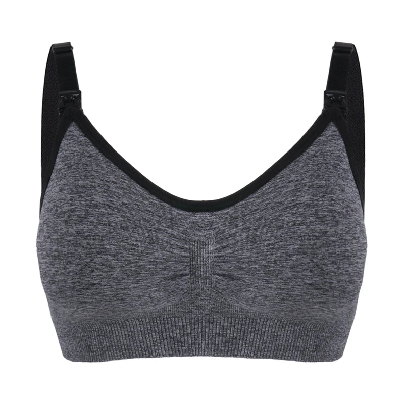 Plus Size Nursing Bra | Seamless Wire-Free Maternity Bralette with Removable Pads (M–XXL)