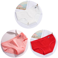 Set de 3 Panties de Algodón - Ropa Interior de Talle Medio Tallas Plus