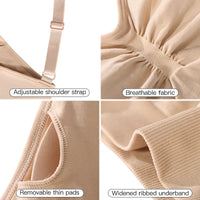 Plus Size Deep Cup Seamless Bra – Wire-Free Back Fat Coverage Full Support