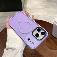 Magnetic Case for iPhone 15 16 Pro Max 17 Air Matte Clear Cover for iPhone 17 Pro Max Magnetic Phone Case