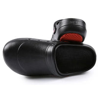 Black Men Nursing Kitchen Chef Work Shoes With Steel Toe Cap Protection