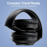 X5 Portable FM Radio Headphones – Foldable Wireless Headset with LCD Display