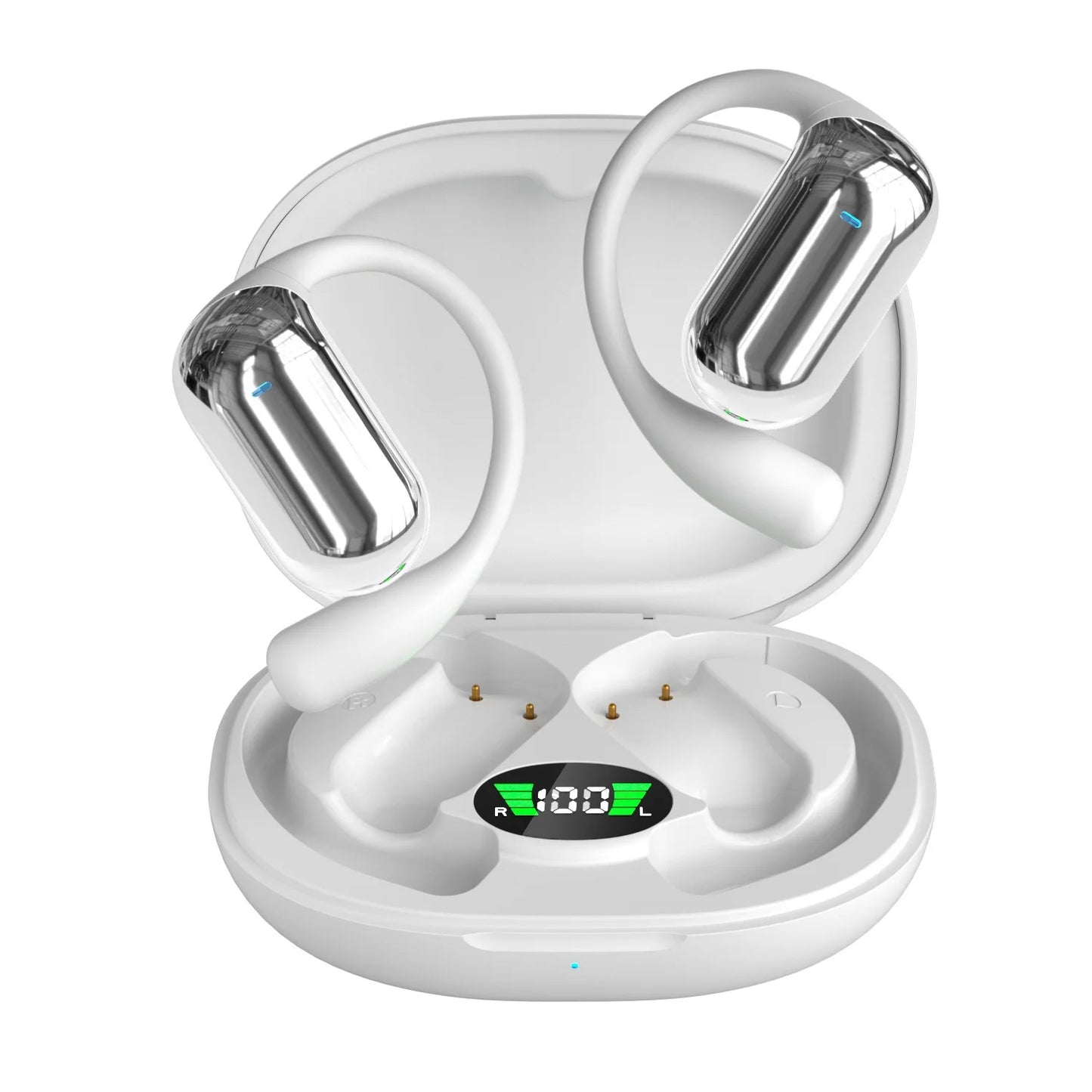 AI Translator Earbuds – 144 Languages, OLED Display, Bluetooth 5.4, CE/FCC Certified | Travel & Business