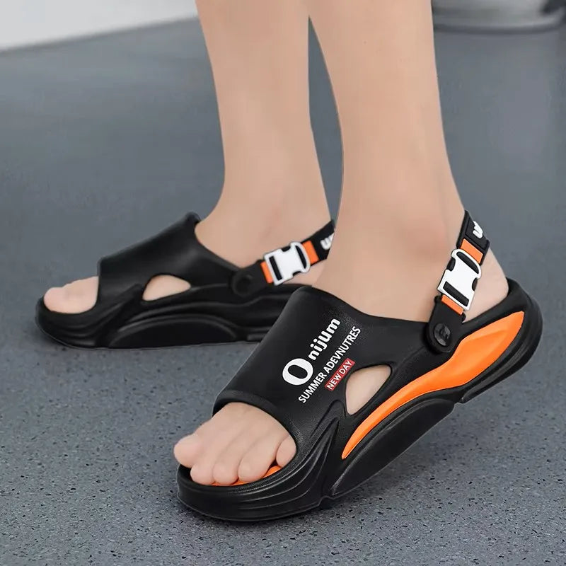 Sandalias de Masaje Hombre Verano - Slides Antideslizantes